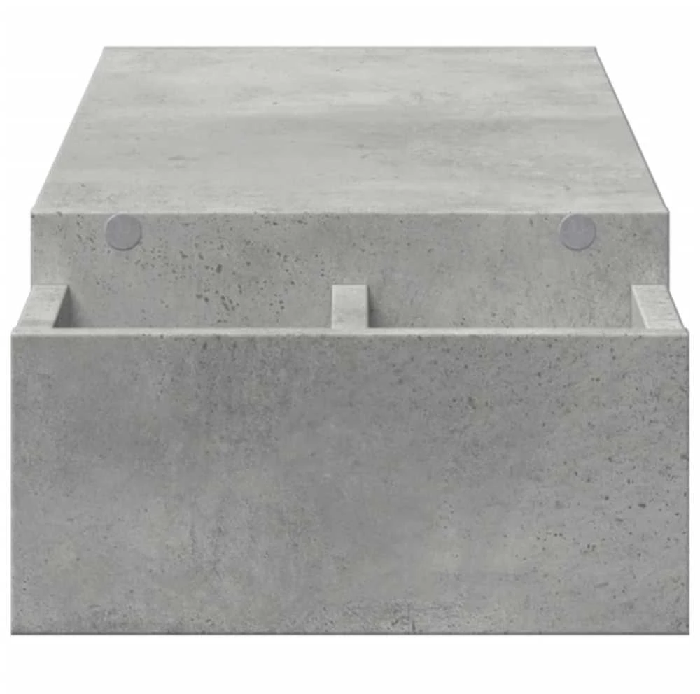 Laikiklis Monitoriaus stovas su vieta daiktams, betono, 100x27x15cm