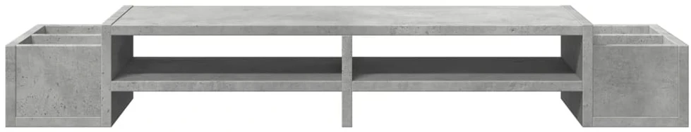 Laikiklis Monitoriaus stovas su vieta daiktams, betono, 100x27x15cm