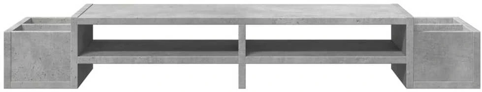 Laikiklis Monitoriaus stovas su vieta daiktams, betono, 100x27x15cm