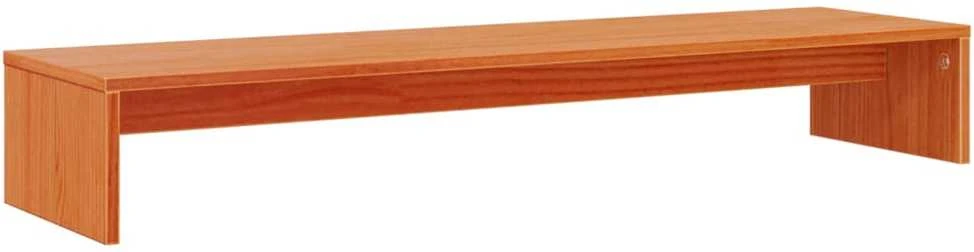 TV staliukas Monitoriaus stovas, vaško rudas, 100x27x15cm, pušies masyvas