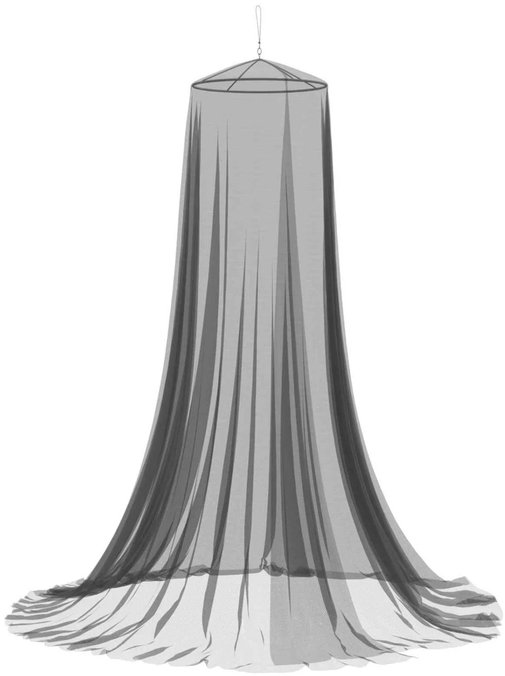 Uodų tinklas lovai 156 mesh Juoda ⌀56 x 220 cm Poliesteris