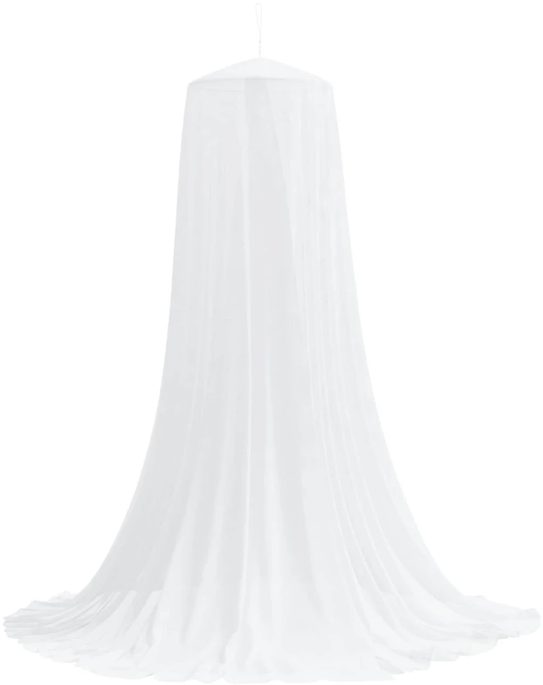 Uodų tinklas lovai 3 vnt. 156 mesh Balta ⌀56 x 220 cm