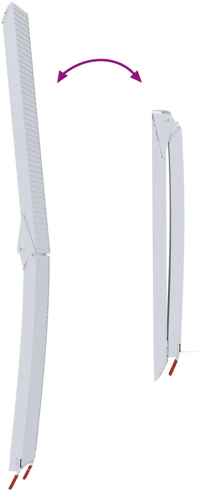 Motociklo rampos 680 kg 2 vnt. Sidabro 680 kg Aliuminis