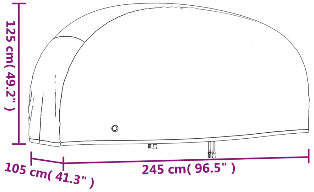 Motociklų uždangalai, 2vnt., 245x105x125cm, 210D oksfordas