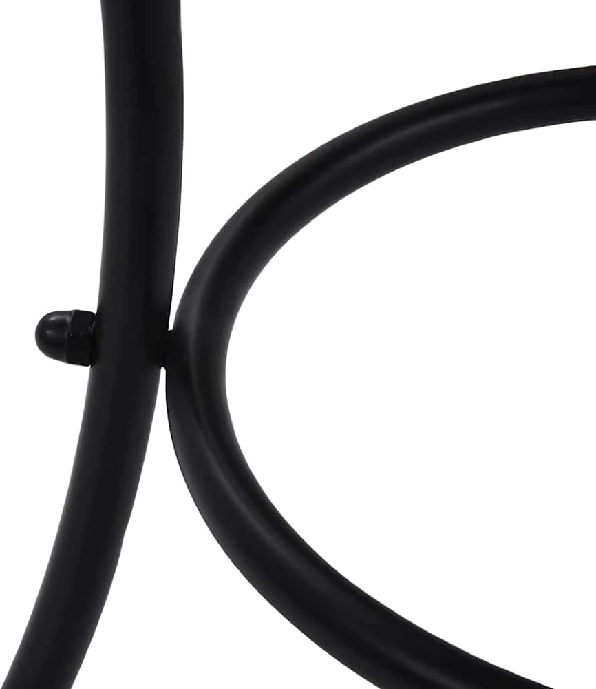 Mozaikinis bistro staliukas, oranžinis/pilkas, 60cm, keramika