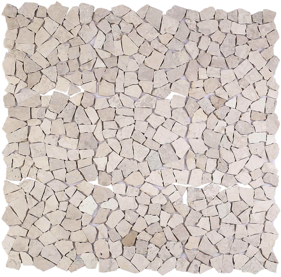 Mozaikos plytelės Kreminė 30 x 30 cm Marmuras