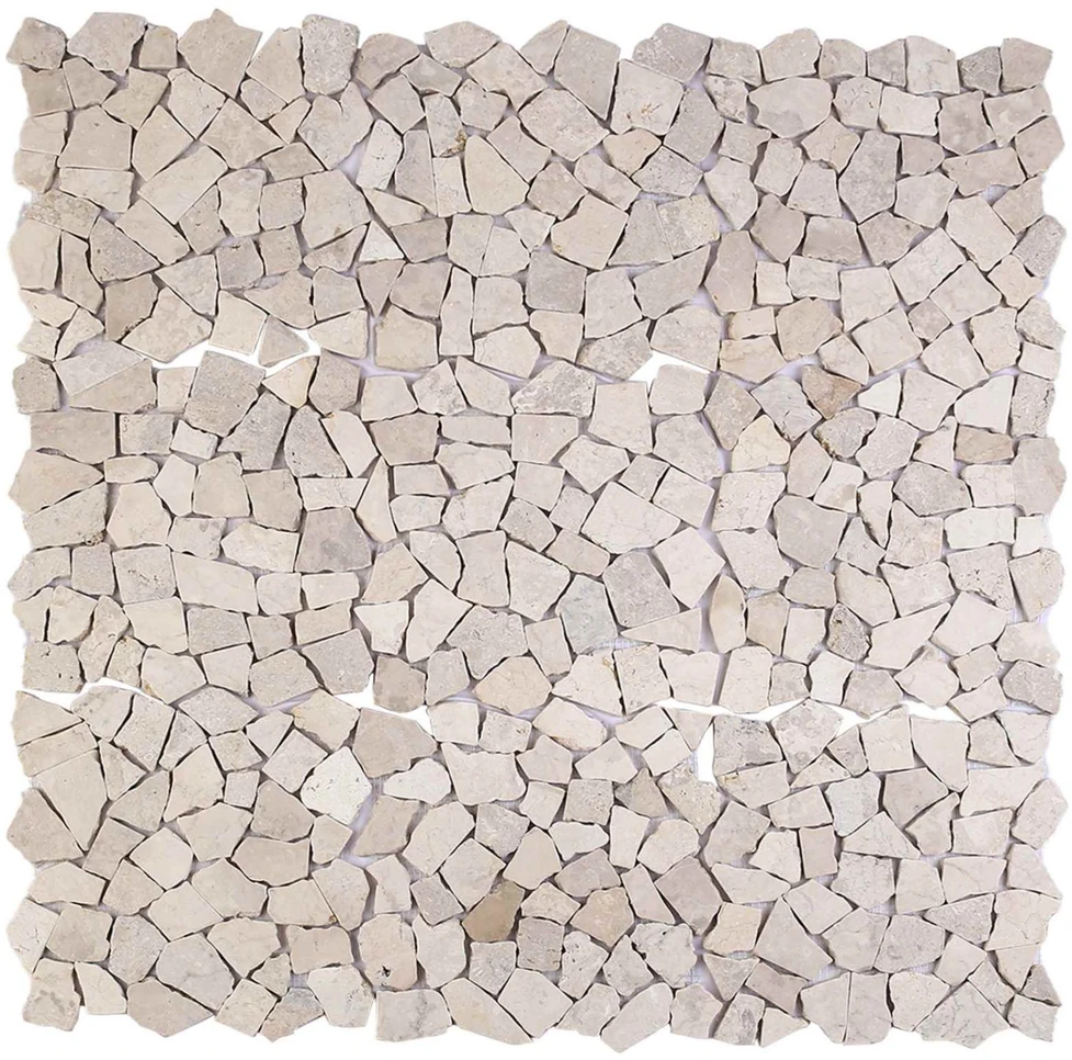 Mozaikos plytelės Kreminė 30 x 30 cm Marmuras
