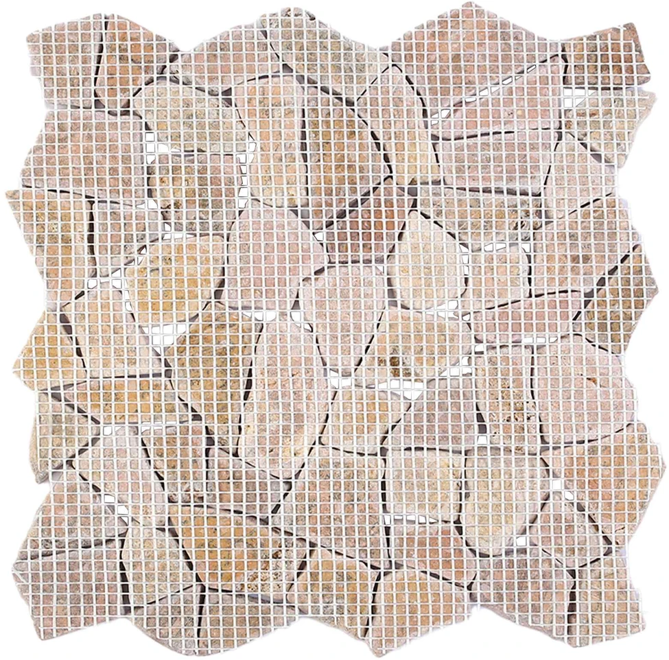 Mozaikos plytelės Raudona 30 x 30 cm Marmuras