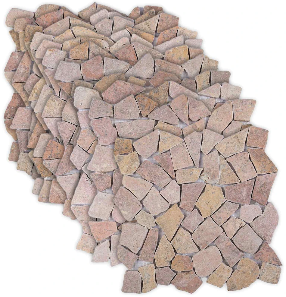 Mozaikos plytelės Raudona 30 x 30 cm Marmuras