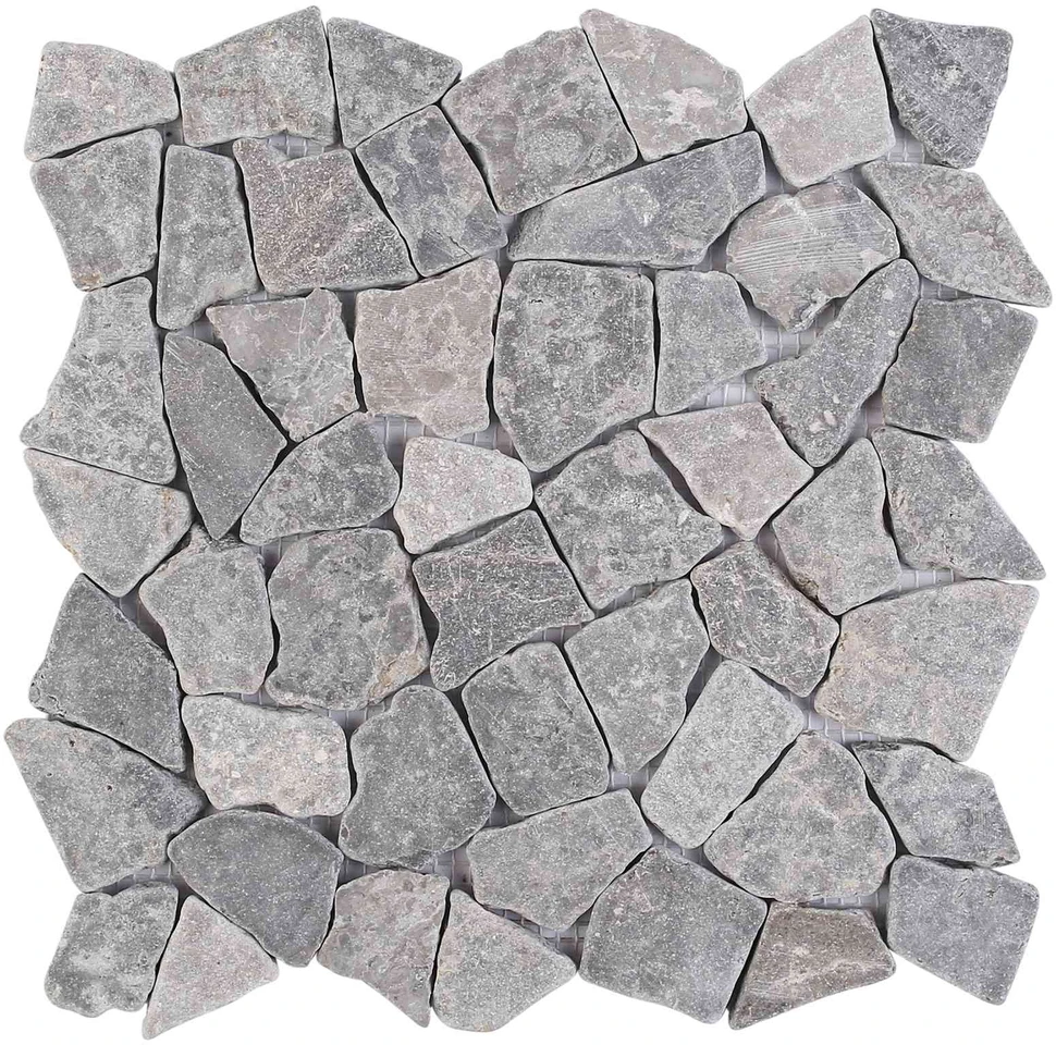 Mozaikos plytelės Šviesiai pilka 30 x 30 cm Marmuras