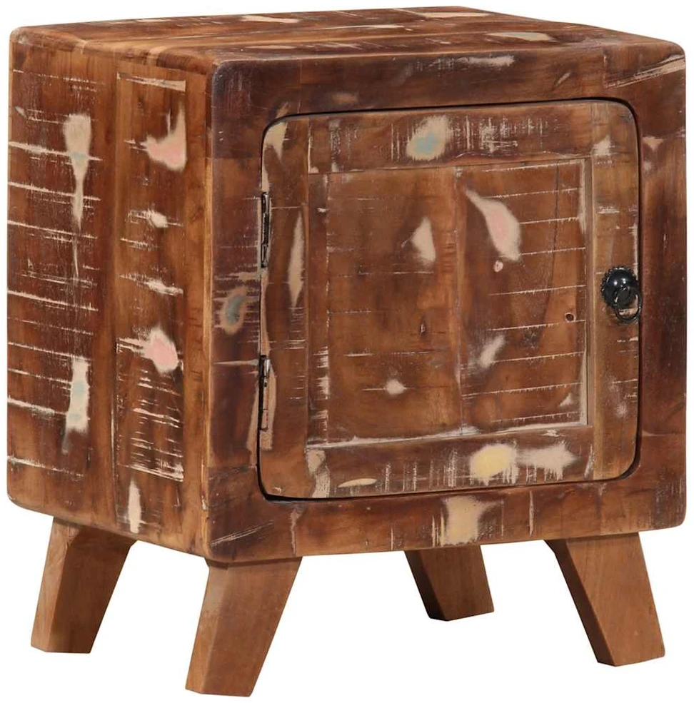 naktinė spintelė 2 vnt 40x32x46 cm perdirbta medžio masyvo