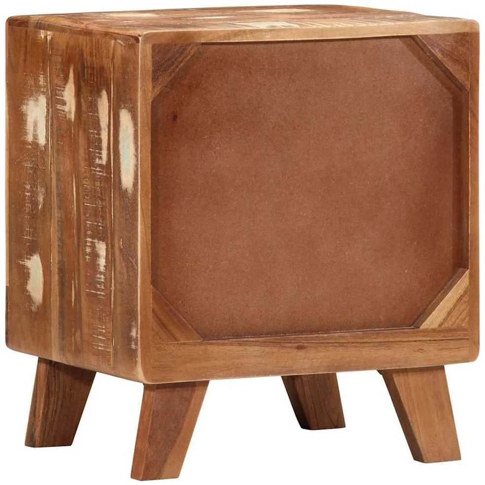 naktinė spintelė 2 vnt 40x32x46 cm perdirbta medžio masyvo