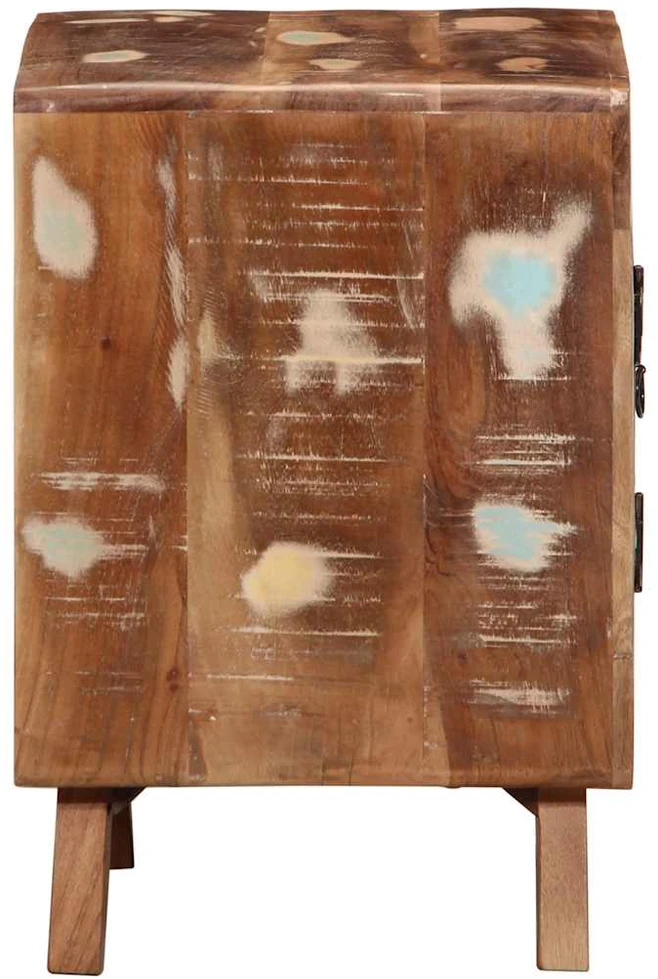 naktinė spintelė 2 vnt 40x32x46 cm perdirbta medžio masyvo