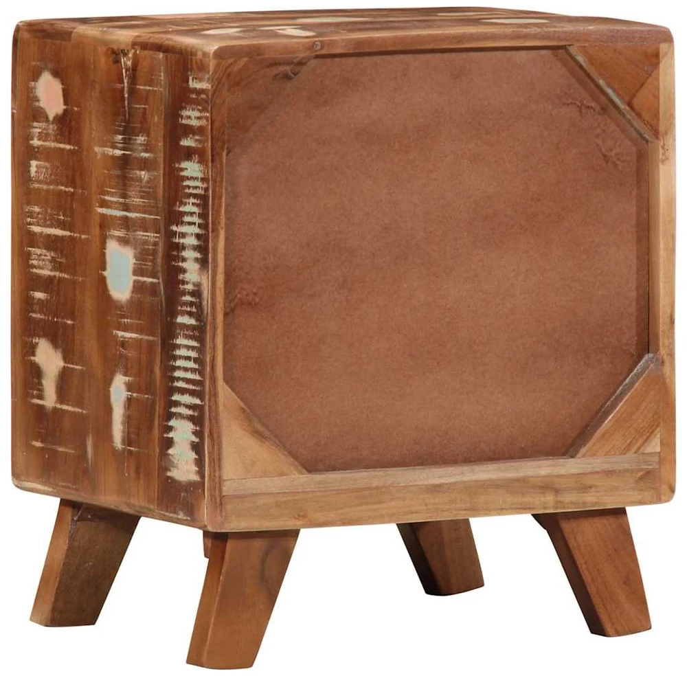naktinė spintelė 2 vnt 40x32x46 cm perdirbta medžio masyvo