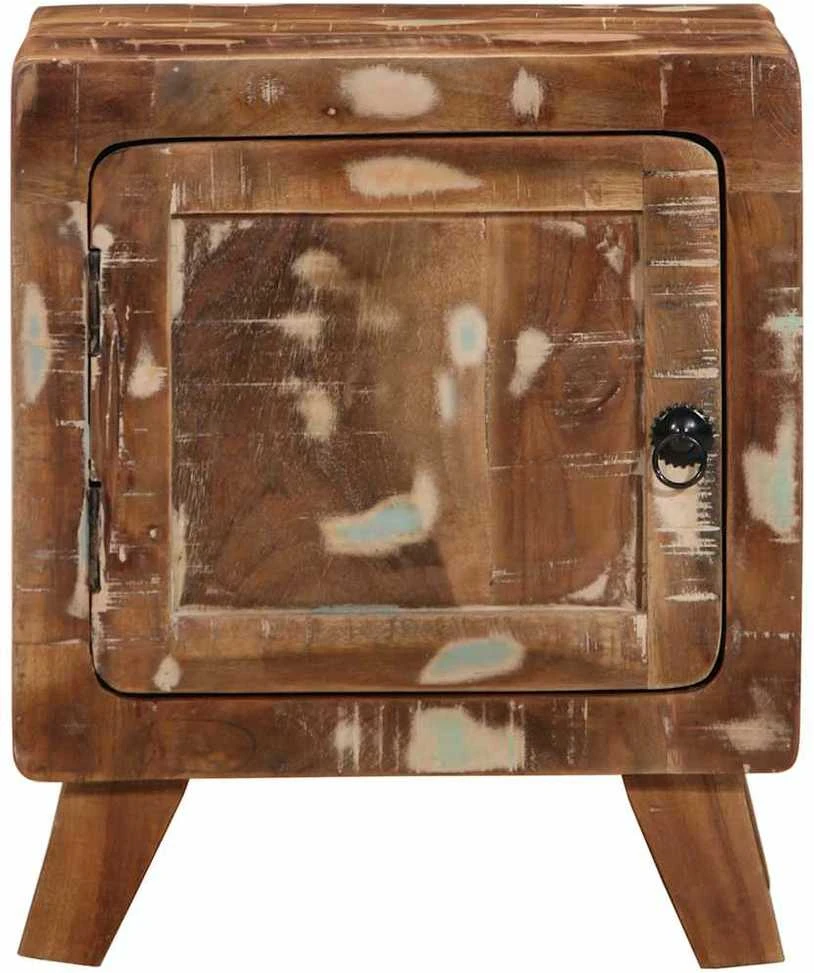 naktinė spintelė 2 vnt 40x32x46 cm perdirbta medžio masyvo