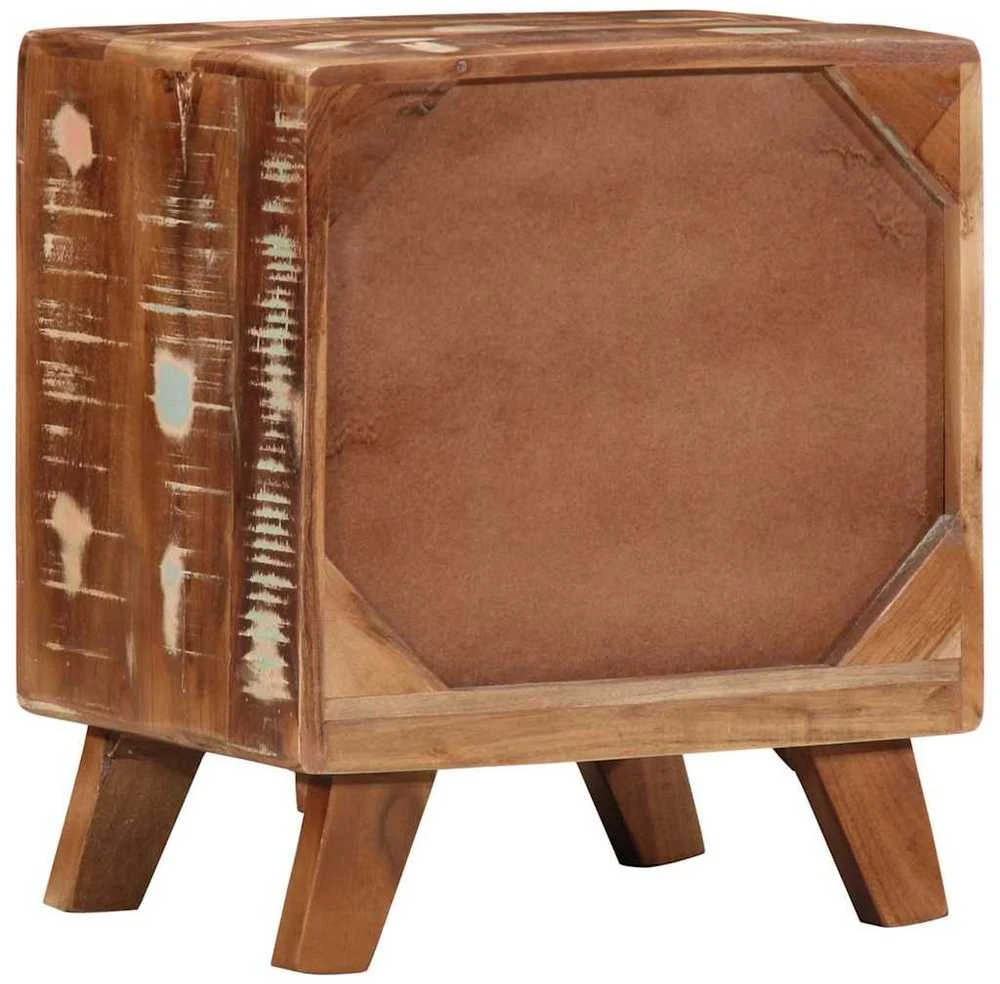 naktinė spintelė 2 vnt 40x32x46 cm perdirbta medžio masyvo