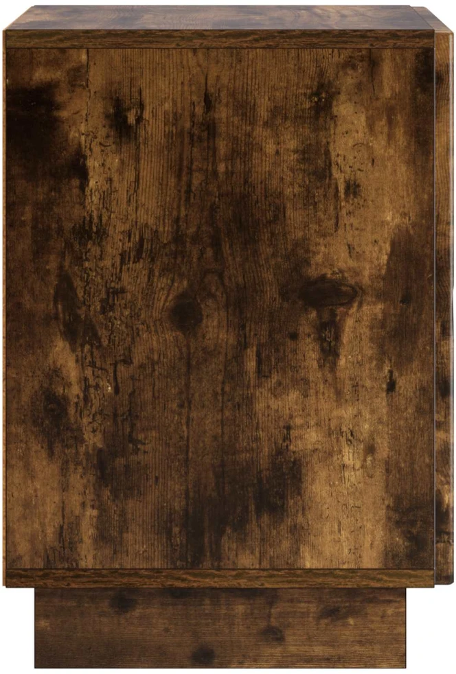 Naktinė spintelė 2 vnt. Dūminio ąžuolo 33,5 x 34,5 x 50 cm