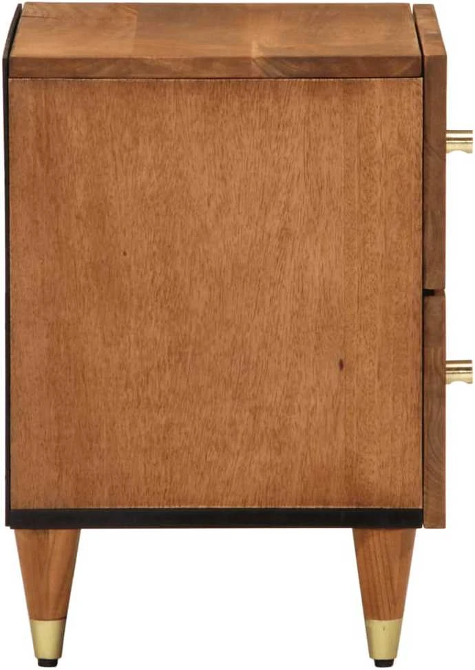 Naktinė spintelė, 40x33x46cm, mango medienos masyvas