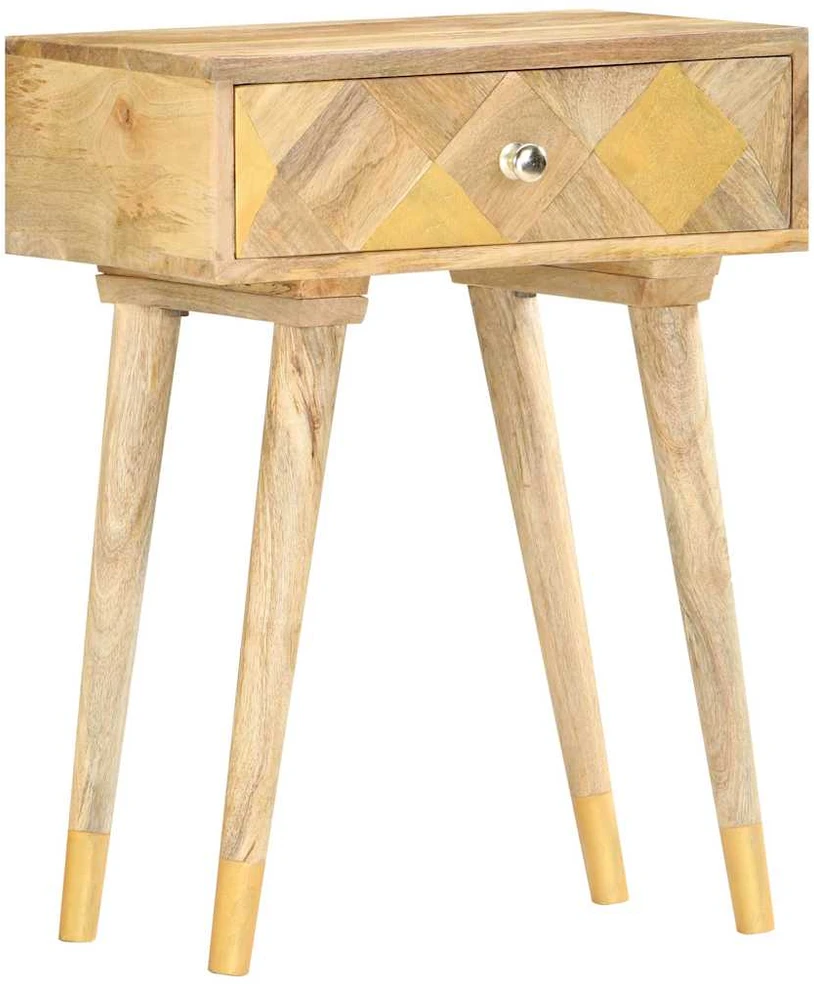 Naktinė spintelė, 43x30x58cm, mango medienos masyvas