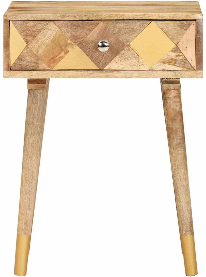 Naktinė spintelė, 43x30x58cm, mango medienos masyvas