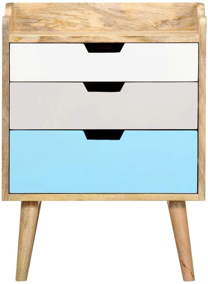 Naktinė spintelė, 47x35x63cm, mango medienos masyvas