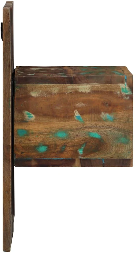 Naktinė spintelė, 50x27x50 cm, perdirbtos medienos masyvas