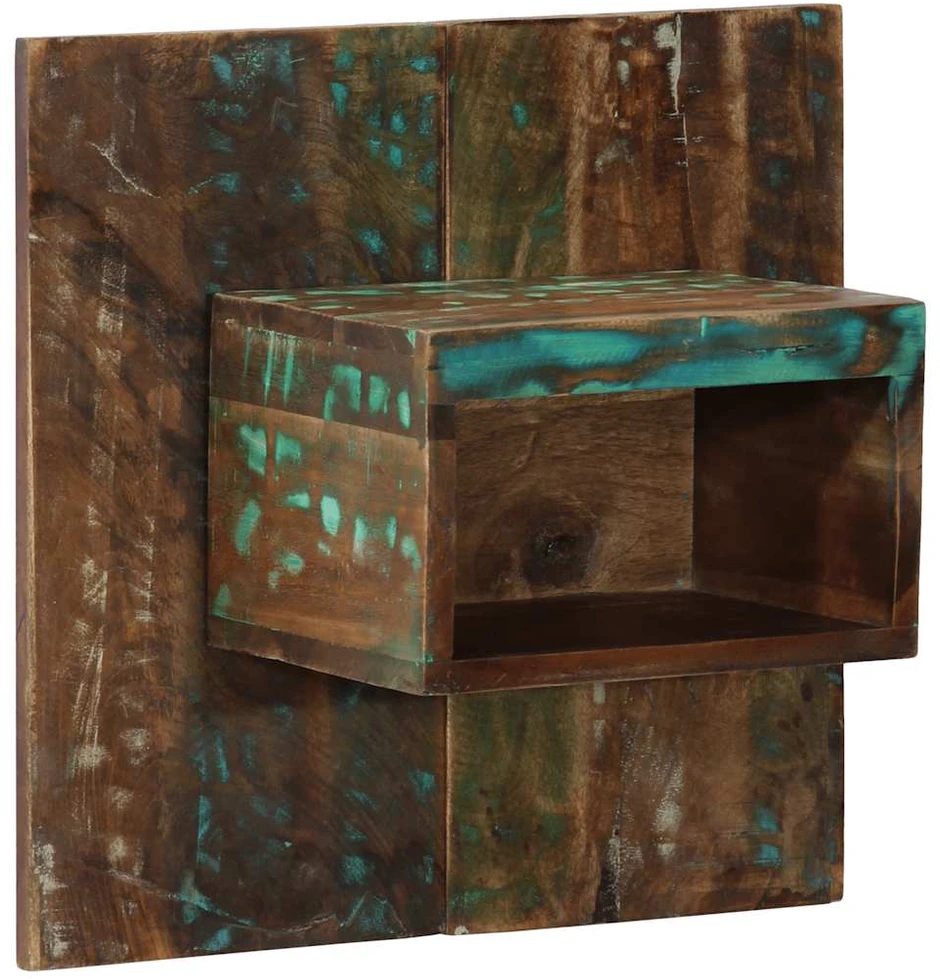 Naktinė spintelė, 50x27x50 cm, perdirbtos medienos masyvas
