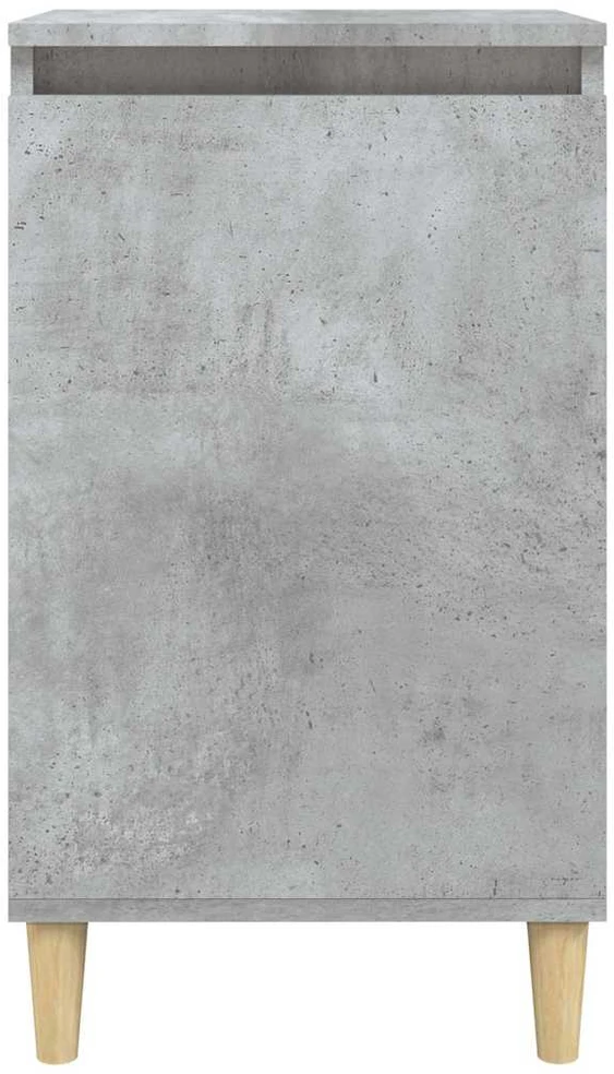 Naktinė spintelė, betono pilka, 40x35x70cm, apdirbta mediena
