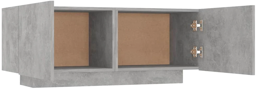 Naktinė spintelė, betono pilkos spalvos, 100x35x40cm, MDP