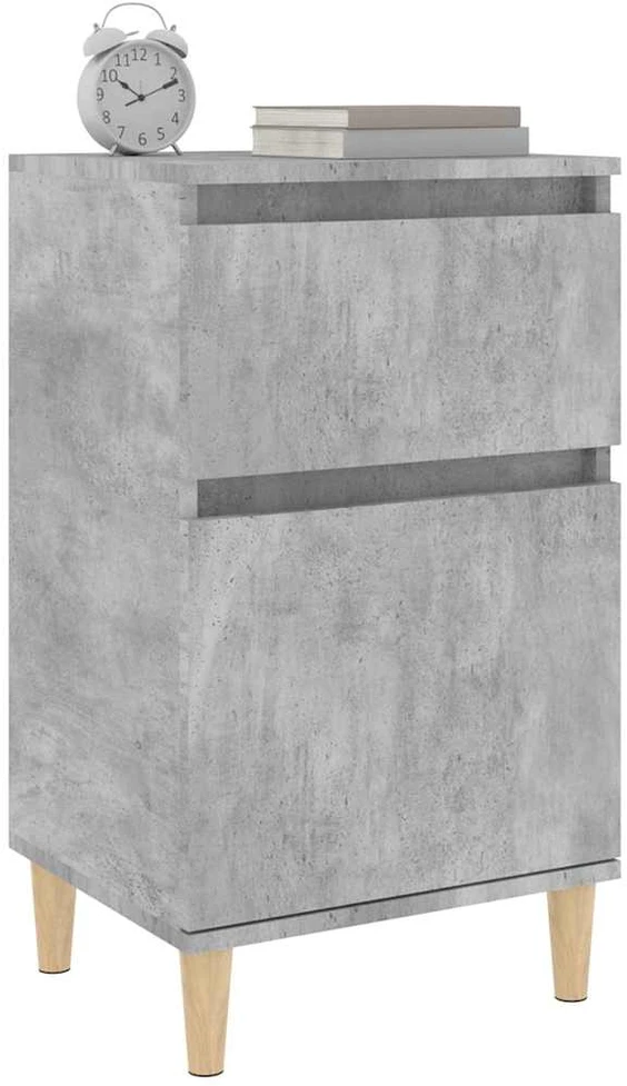 Naktinė spintelė, betono pilkos spalvos, 40x35x70cm