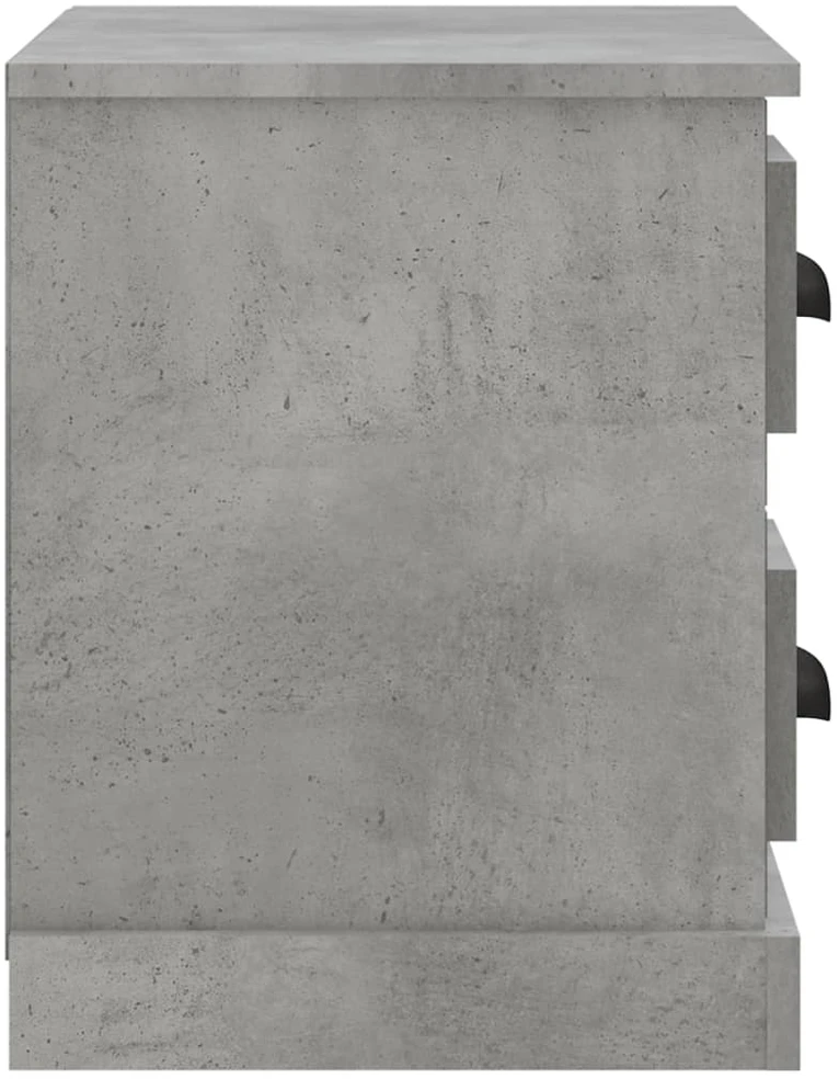 Naktinė spintelė, betono pilkos spalvos, 60x35,5x45cm