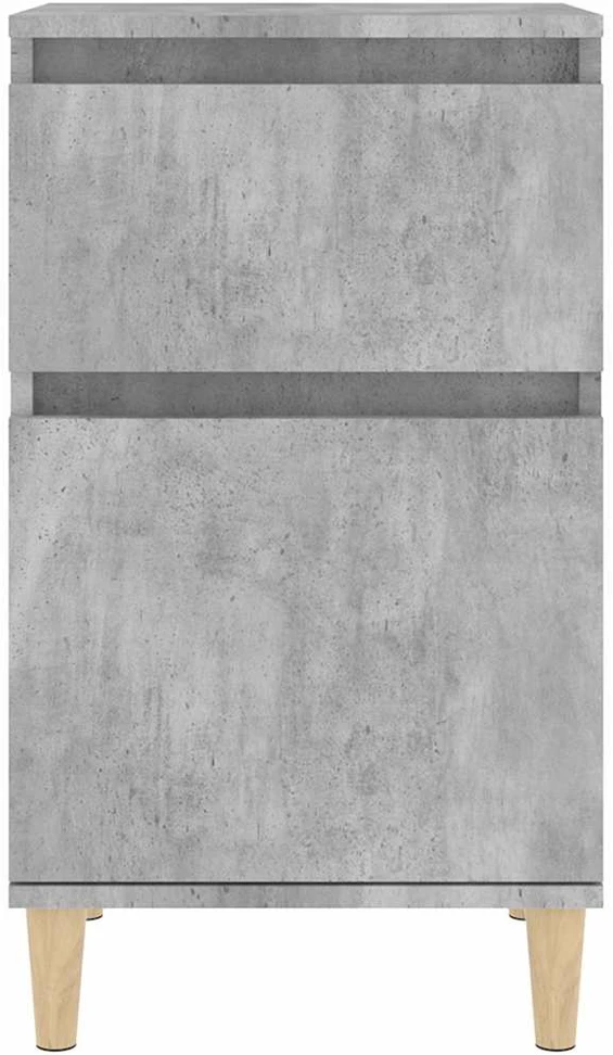 Naktinė spintelė, betono pilkos spalvos, 40x35x70cm
