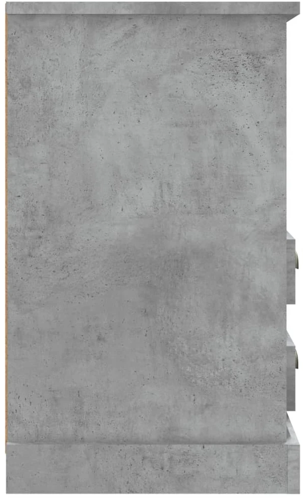 Naktinė spintelė, betono pilkos spalvos, 43x36x60cm