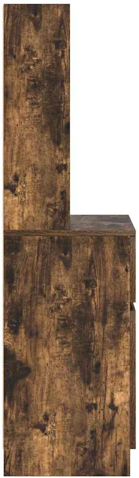 Naktinė spintelė, dūminio ąžuolo, 39x35x125 cm, mediena