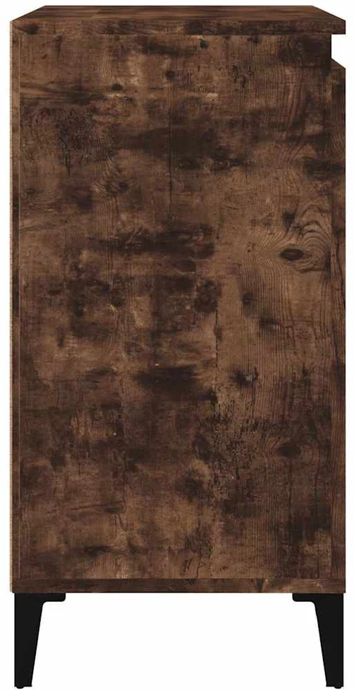Naktinė spintelė, dūminio ąžuolo, 40x35x70cm, apdirbta mediena