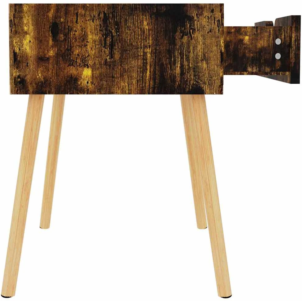 Naktinė spintelė, dūminio ąžuolo, 40x40x56cm, apdirbta mediena
