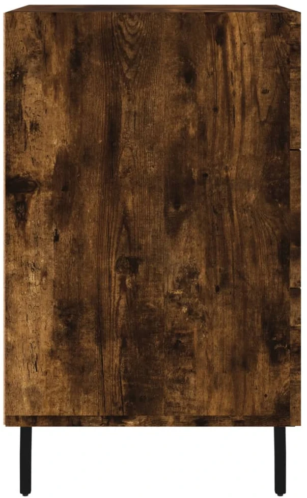 Naktinė spintelė, dūminio ąžuolo, 40x40x66cm, apdirbta mediena