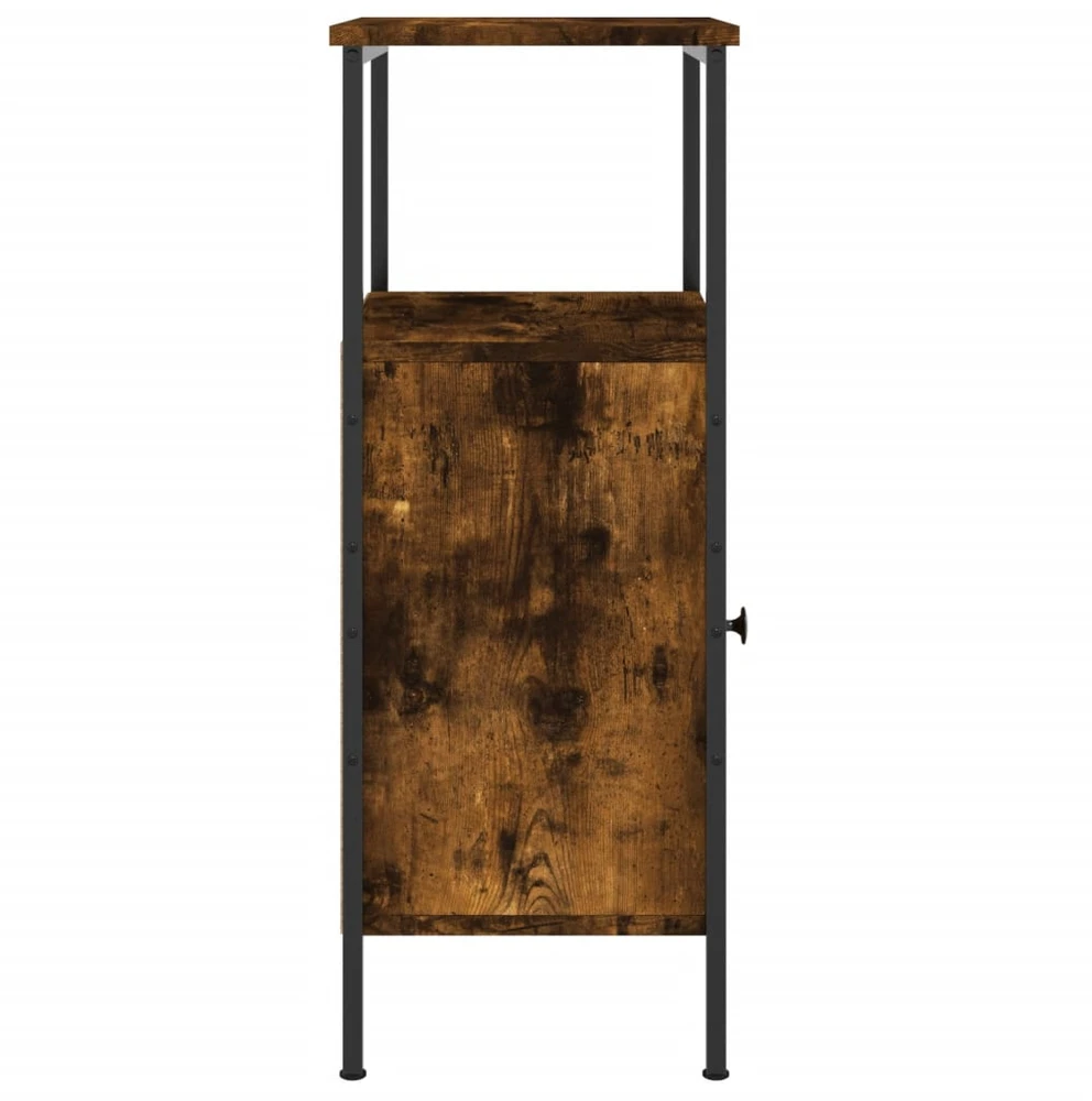 Naktinė spintelė, dūminio ąžuolo, 41x31x80cm, apdirbta mediena