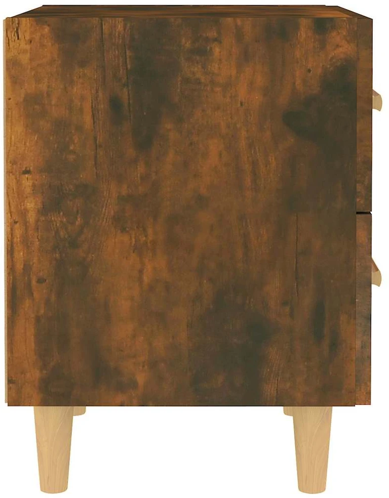 Naktinė spintelė, dūminio ąžuolo spalvos, 40x35x47,5cm