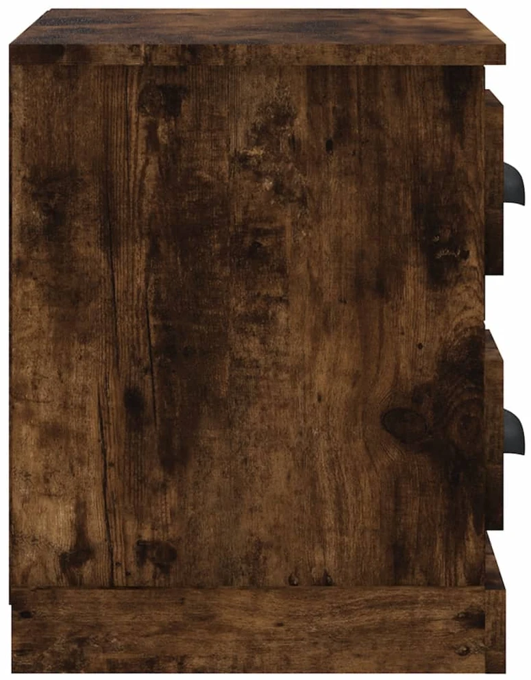 Naktinė spintelė, dūminio ąžuolo spalvos, 60x35,5x45cm