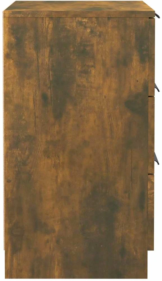 Naktinė spintelė, dūminio ąžuolo spalvos, 40x36x65cm