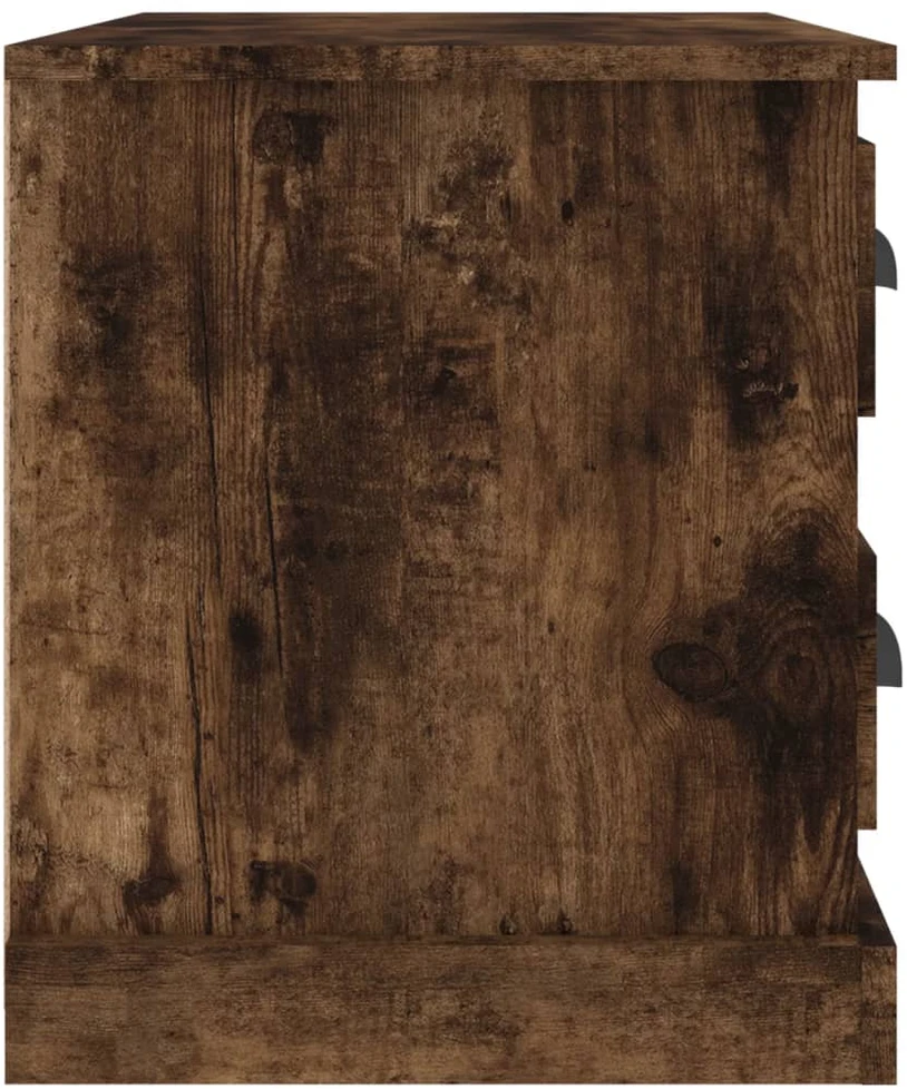 Naktinė spintelė, dūminio ąžuolo spalvos, 60x39x45cm