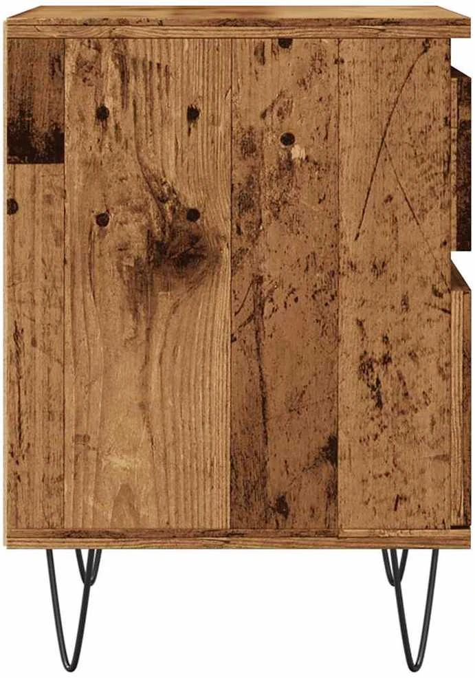 Naktinė spintelė, medienos, 40x35x50cm, apdirbta mediena