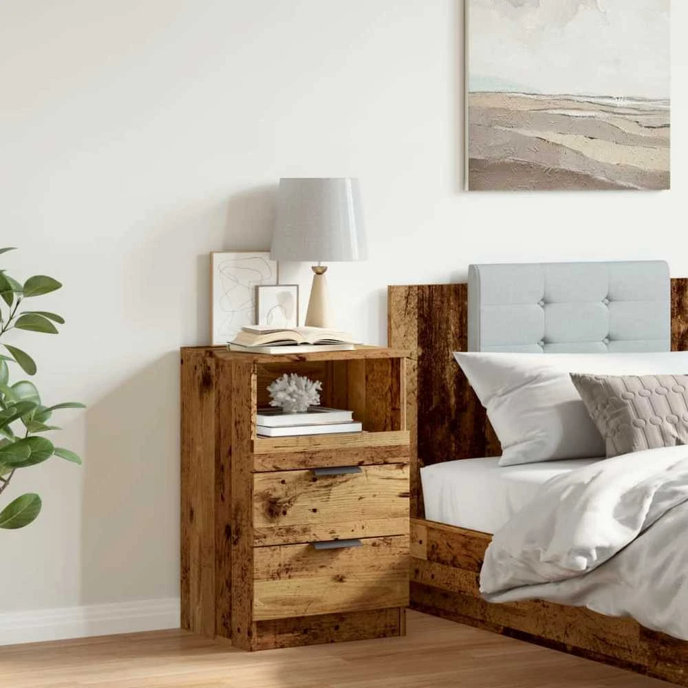 Bedside Cabinet Sendintos medienos Medium Engineered wood