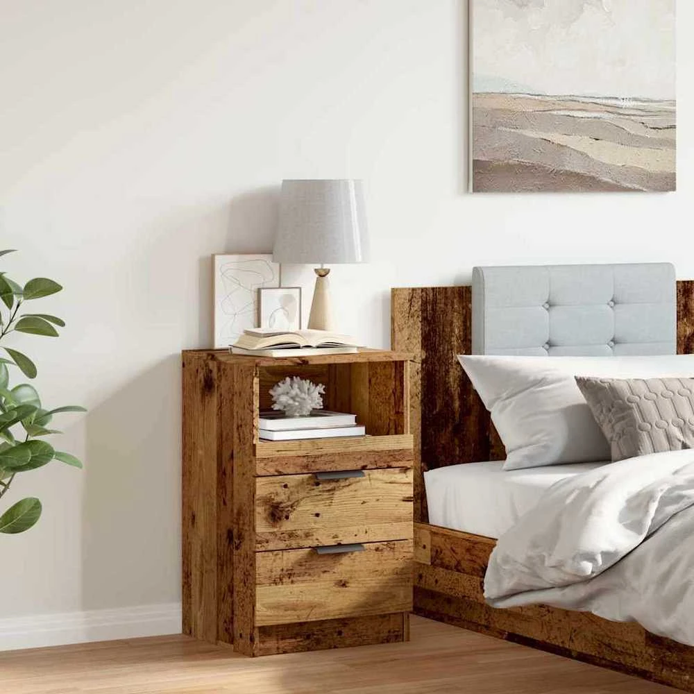 Bedside Cabinet Sendintos medienos Medium Engineered wood
