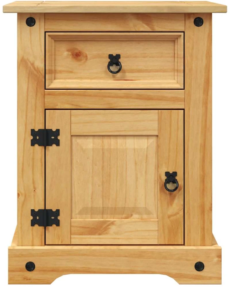 Naktinė spintelė, meksikinė pušis, Corona serija, 53x39x66cm