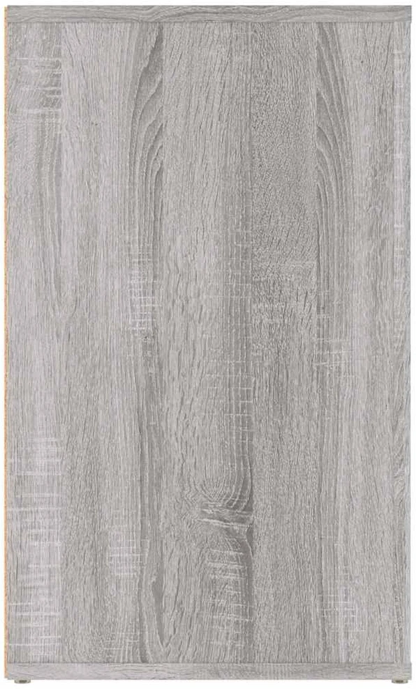 Naktinė spintelė, pilka ąžuolo, 50x36x60cm, apdirbta mediena