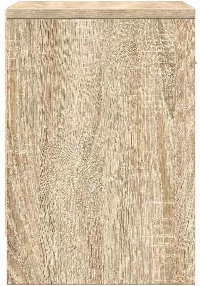 Naktinė spintelė su stalčiumi, sonoma ąžuolo, 39x28x41cm