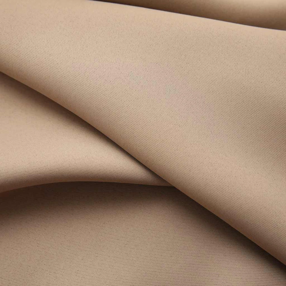 Naktinė užuolaida su kabliukais, taupe spalvos, 290x245cm