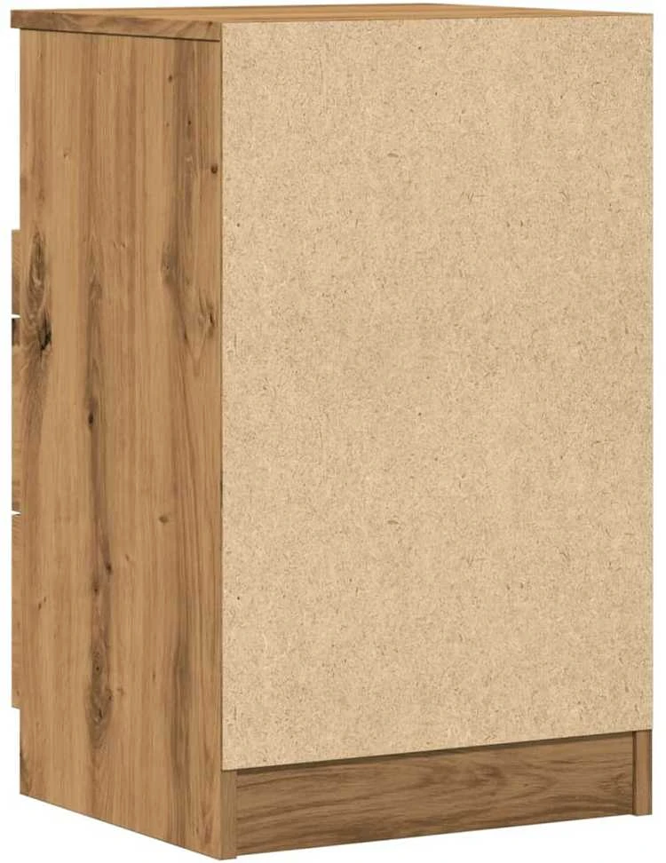 Bedside Cabinet 2 vnt. Artisano ąžuolo Medium Engineered Wood